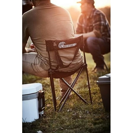 Ameristep Portable Folding Design Hunting Lightweight Tripod Blind Chair with Backrest Mossy Oak Break-Up Country