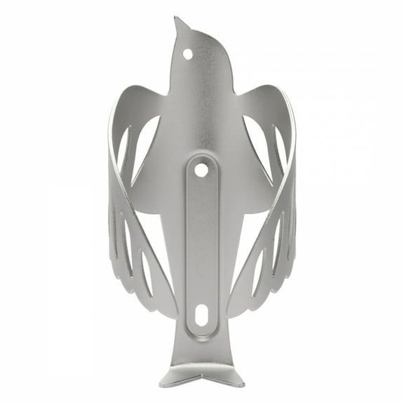 Portland Design Works Sparrow Cage Water Bottle Cage: Silver
