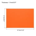 thumbnail image 2 of EVA Foam Sheets Orange 10.8 x 8.5 Inch 1.7mm Thick Crafts Foam Sheets 20Pcs, 2 of 6