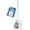 White, variant on Toilet Plunger with Holder, Plunger with Holder for 5.3-inch Toilet Drain, Plungers for Bathroom with Holder, Toilet Plunger Heavy Duty (1, White)