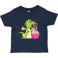 thumbnail image 3 of Inktastic Dragon Cupcake 1st Birthday Boys or Girls Baby T-Shirt, 3 of 5
