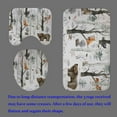 thumbnail image 4 of 4PCS Cabin Shower Curtain Set, Bear Deer Elk Moose Woodland Animal Hunting Lodge Patchwork Red Black Buffalo Plaid Christmas Country Rustic Farmhouse Bathroom Decor, Non-Slip Bath Mat, 4 of 7