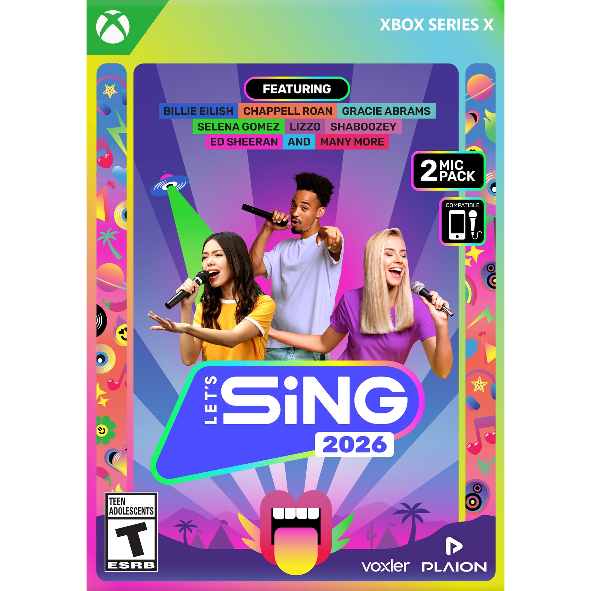 Lets Sing 2026 + 2 Mics for XBOX Series X