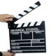 thumbnail image 1 of Película de madera Director de video Tablilla Corte de película Escena de acción Pizarra Tablero de chapaleta Negro Blanco Eigraketly DZ54559-03, 1 of 2