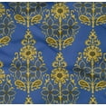 thumbnail image 4 of oneOone Organic Cotton Poplin Twill Fabric Floral & Paisley Block Printed Fabric 1 Yard 42 Inch Wide, 4 of 4