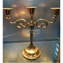 Gold/Silver 3 Arms Candelabras Wedding centerpieces Metallic Candelabras European Style Candelabra