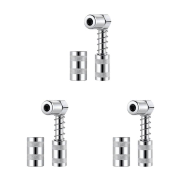 Speravity Adaptador de boquilla de grasa de metal eficiente y duradero para una fácil operación Adaptador de conector de grasa de 90 grados Type1 NO1