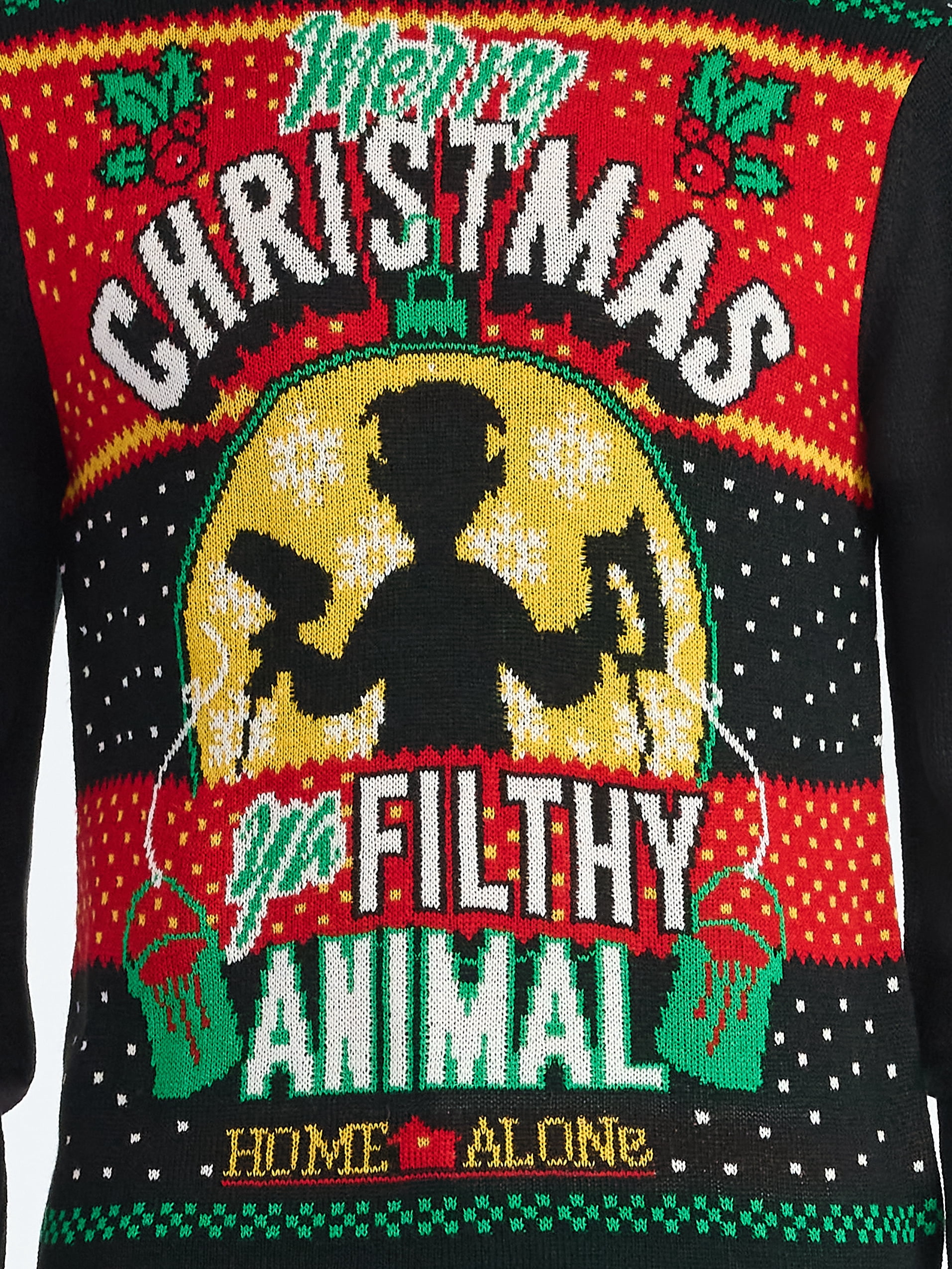 Home Alone Men's and Big Men's Filthy Animal Christmas Sweater, Sizes S-3XL