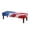 Spiral American Flag, variant on CHAQLIN Tight Fit Bench Slipcover, Horse Polyester Spandex Anti Dust Bench Seat Cover for Dining Room Bedroom