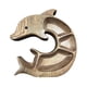 thumbnail image 4 of Bandeja de madera dividida para servir, multifuncional, tabla de charcutería Dolphin, madera para alimentos Estilo B, 4 of 9