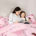 thumbnail image 5 of Castle Fairy Initial D 3-Piece Full Size Comforter Sets,Monogrammed Letter Bedding Comforter Set,Rose Butterfly Lightweight Bedding Sets,Luxury Dreamy Princess Bedroom Decor,Reversible, 5 of 8