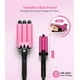 thumbnail image 2 of FARERY Mini rizador Waver, 1/2 pulgada, rizador de cabello para mujeres ondas de playa, infusión de queratina y aceite de argán, doble voltaje, bolsa, 2 of 5