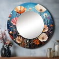 thumbnail image 1 of Designart "Pointillism Art of Abstract Wildflowers II" Floral Round Mirror Wall Décor Country/Cottage - Large Multi-Color Round Mirror - Round Mirror 36" x 36" Inch, 1 of 5