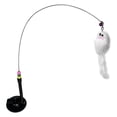 thumbnail image 1 of Interactive Cat Teaser Rod Toy with Suction Cup Having Fun Exerciser Playing White, 1 of 7