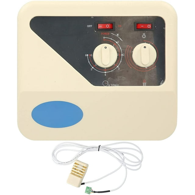 Plastic Sauna Heater Stove External Controller with Temperature Probe Wire for 3‑9KW Sauna Heater