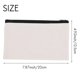 thumbnail image 2 of 60Pcs Canvas Makeup Bags Canvas Zipper Pouch Bags Pencil Case Blank DIY Craft Bags Cosmetic Pouch, 2 of 5