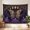 D, variant on XaaKee Bedroom Tapestry, Gilded Celestial Moth Artwork And Sky Map, High-Quality Polyester, Large Wall Tapestry, 60x40Inch