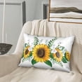 thumbnail image 3 of Disketp Sunflowers Satin Pillowcase For Hair And Skin - Satin Pillow Cases Standard Size 20x30 Inches With Zipper,Gifts For Women Men, 3 of 8