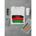 thumbnail image 3 of Grunge Flag Of Malawi Watercolor Tee Men's -Image by Shutterstock, 3 of 4