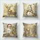 thumbnail image 2 of Juego de 4 fundas decorativas navideñas para cojines con diseños de renos y muñecos de nieve., 2 of 5