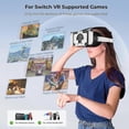 thumbnail image 3 of Upgraded VR Headset for Nintendo Switch & Switch OLED Model, Switch VR Glasses with Adjustable HD Lenses and Head Strap with Rotary Button, 3 of 5
