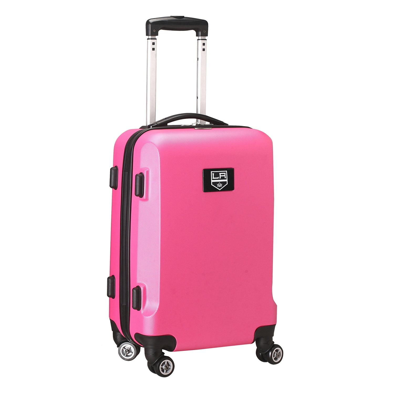 NHL Mojo Los Angeles Kings Hardcase Spinner Carry On Suitcase - Pink