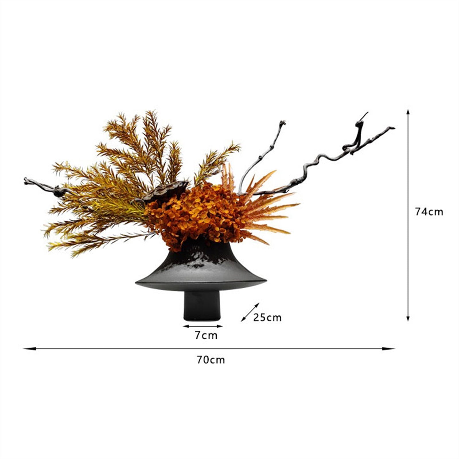 Zen Soft Decoration Simulation Flower Art Dried Flower Set Restaurant Tea Room Coffee Table Decorative Arrangement