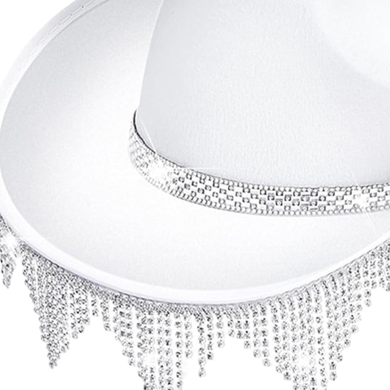 BLESIYA Rhinestones Tassels Cowboy Hat with Bandana  display picture 1