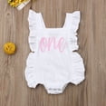 thumbnail image 5 of Nouveau-né Bébé Filles Robe d'Été à Volants Manches Combinaison Combinaison Combinaison Combinaison, 5 of 5