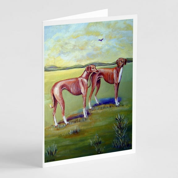 Azawakh Hound Greeting Cards and Envelopes Pack of 8