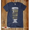 thumbnail image 2 of IOWA Craft Beer State Breweries, Local Crawl Tee, Drink Iowa Beer, Vintage Navy Blue Large, 2 of 2