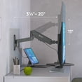 thumbnail image 5 of ONKRON Gas Spring Wall Monitor Mount for 13–32” Screen, Wall Mount TV Bracket with Arm, 5 of 10