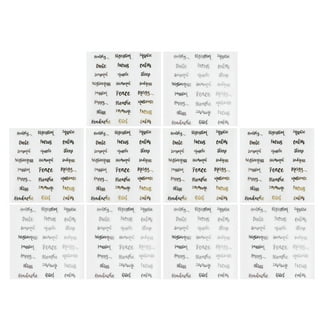 30pcs Candle Stickers Labels Square Dear Wife Thanks for Being My
