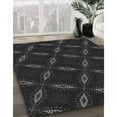 thumbnail image 3 of Ahgly Company Machine Washable Indoor Round Transitional Night Black Area Rugs, 7' Round, 3 of 7