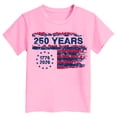 thumbnail image 4 of UngA 250 Anniversary Shirt Boys Girls 4th of July Shirts American Flag Tees Kids Toddler Patriotic Independence Day Memorial Day Tops 2-14 Years,Pink, 4 of 4