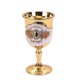 thumbnail image 1 of Yaju Raised Pattern Stylish Wine Cup Decor Zinc Alloy Elegant Retro Style Wine Glass For Photography1pcs-gold, 1 of 5