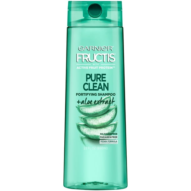 Garnier Fructis Pure Clean Fortifying Shampoo, With Aloe and Vitamin E