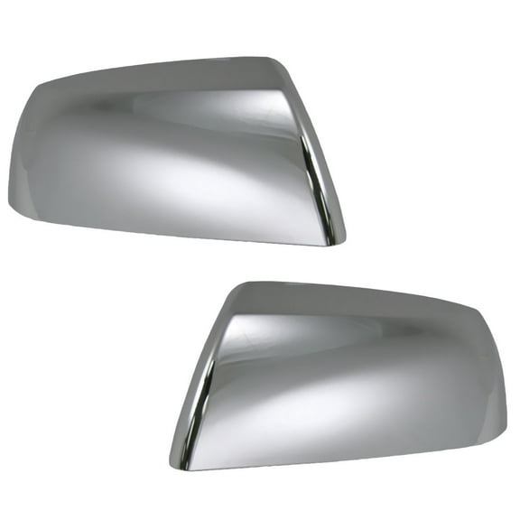 TRQ Chrome Side View Mirror Caps Covers Set for Toyota Sequoia Tundra Truck MCA04973