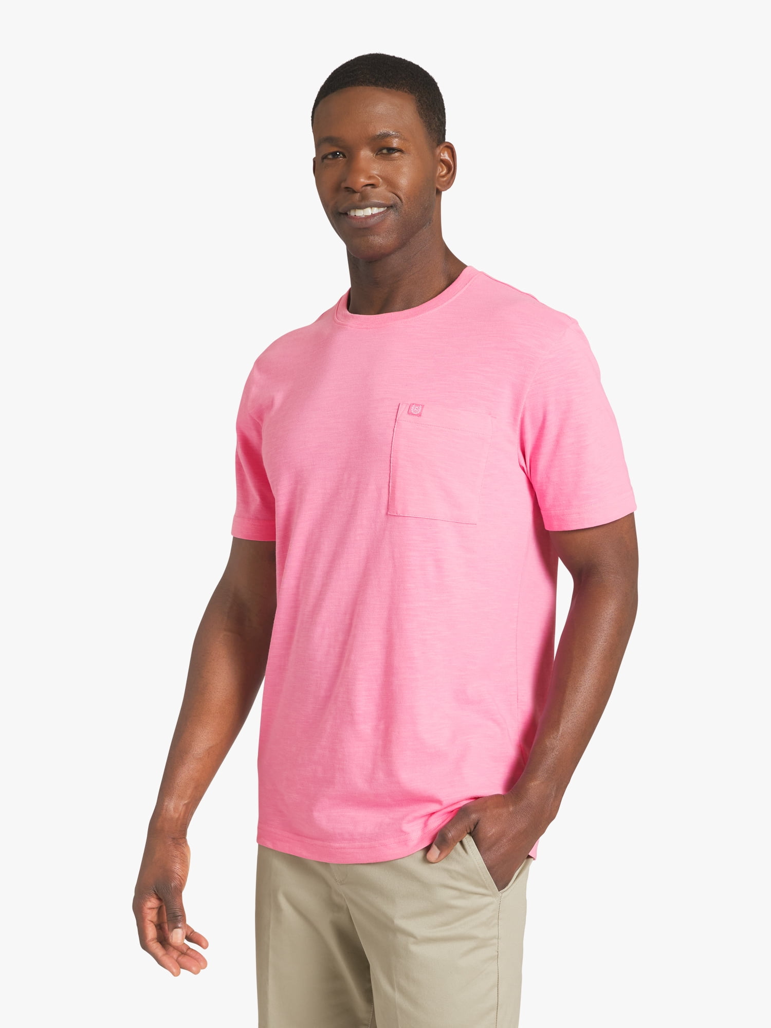 Chaps Men's & Big Men's Short Sleeve Slub Pocket T-Shirt, Sizes S-3XL