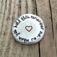 thumbnail image 2 of fheaev Personalized Stainless Steel Pocket Coins Decision Making Fortunes Coins Engraved Lover And Friend, 2 of 2