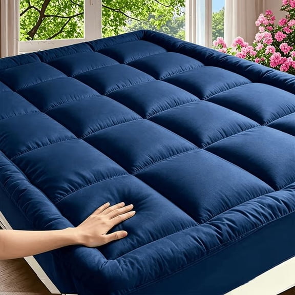 Thin mattress topper, soft and lightweight thin mattress for summer