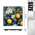 thumbnail image 2 of High Precision Body Weight Scale Smart Bathroom Scales with Large LCD Display(400lbs),Decorative for Bedroom-Lemon And Jasmine Flowers On Navy Blue Background, 2 of 4