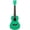 Gatsby Green, variant on Kala Brand Music Co. Sparkle Collection, 4-String Ukulele, Right, Green, Concert (KA-SPRK