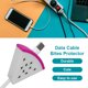 thumbnail image 1 of Enrollador De Cable Cable de datos USB para frutas, protector de mordeduras, enrollador de cable universal (Pitaya), 1 of 5