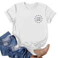 thumbnail image 6 of Yindaity American Flag Shirts for Women Red White and Blue Tie Dye Shirt Womens 4th of July Tops Patriotic Shirts American Flag Tshirt Independence Day Outfit(White,M), 6 of 9