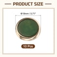 thumbnail image 2 of Botón Redondo 10Pack, 18mm/0.7" Botón Decorativo de Resina, Verde Oscuro, 2 of 6