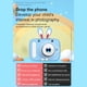 thumbnail image 4 of 1080P Mini cámara digital de dibujos animados para niños Cámara de video digital para niños Lente dual Pantalla IPS de 2.0 pulgadas Batería incorporada Lindos marcos de fotos Juegos interesantes con c, 4 of 8