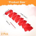 thumbnail image 2 of Uxcell 2 Pcs Dance Ribbons, 78.7" Rhythmic Gymnastics Ribbon Streamers Dancer Wand Twirling Dancing Ribbons for Artistic Dancing Gymnastics Training, Red, 2 of 7