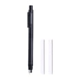 thumbnail image 2 of ZZkhGO Retractable Automatic Eraser Pen, Precision Tip Eraser with 2 Refills, Clean Smudge-Free Eraser for Drawing Sketching School Office Use, Black, 2 of 6