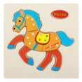 thumbnail image 4 of Jouet Éducatif pour Enfants Assemblage 3D Design en Bois Animal Type 1, 4 of 9